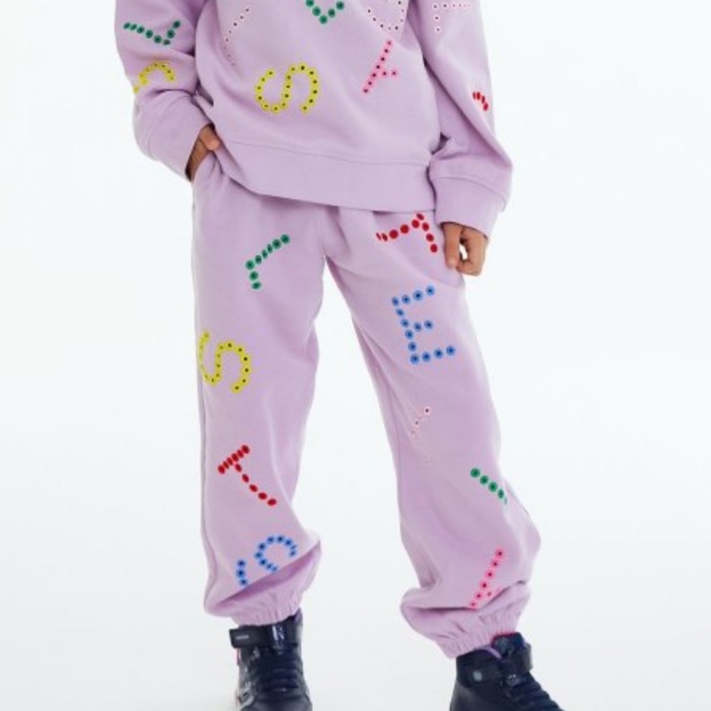 Stella McCartney Kids Embroidered Logo Joggers